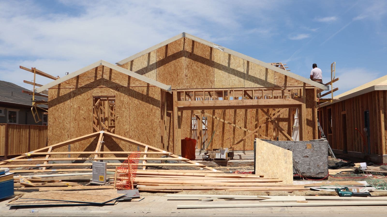Framing work by N14 Construction