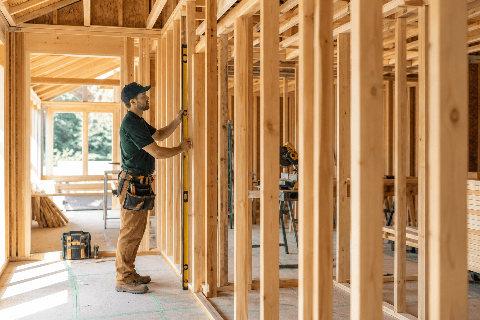 Framing work by N14 Construction